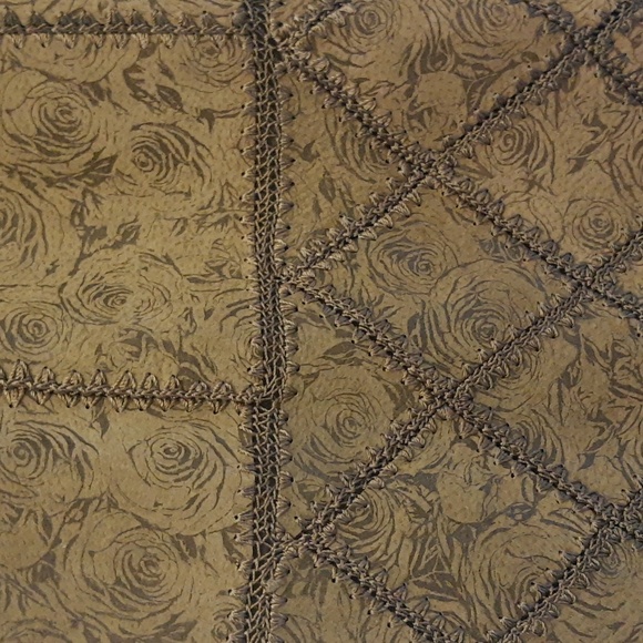 Elegant Army Green Leather Maxi Skirt Size 8 - Picture 4 of 6